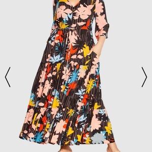 Loralette Floral Multicolor Pocket Women's Dress 18/20